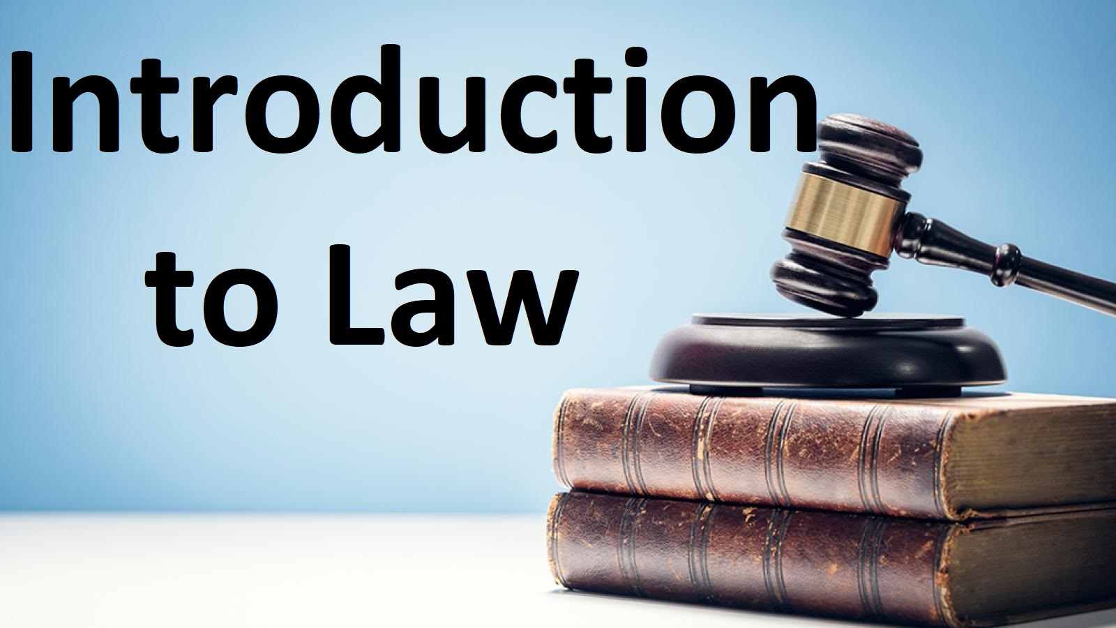 Introduction to Law